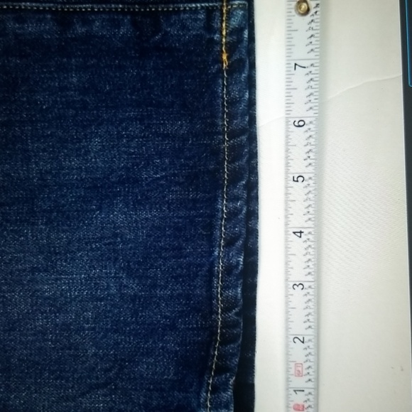 👖TOMMY HILFIGER RELAXED FIT 38X30 DARK BLUE DENIM JEANS👖 - Picture 6 of 12